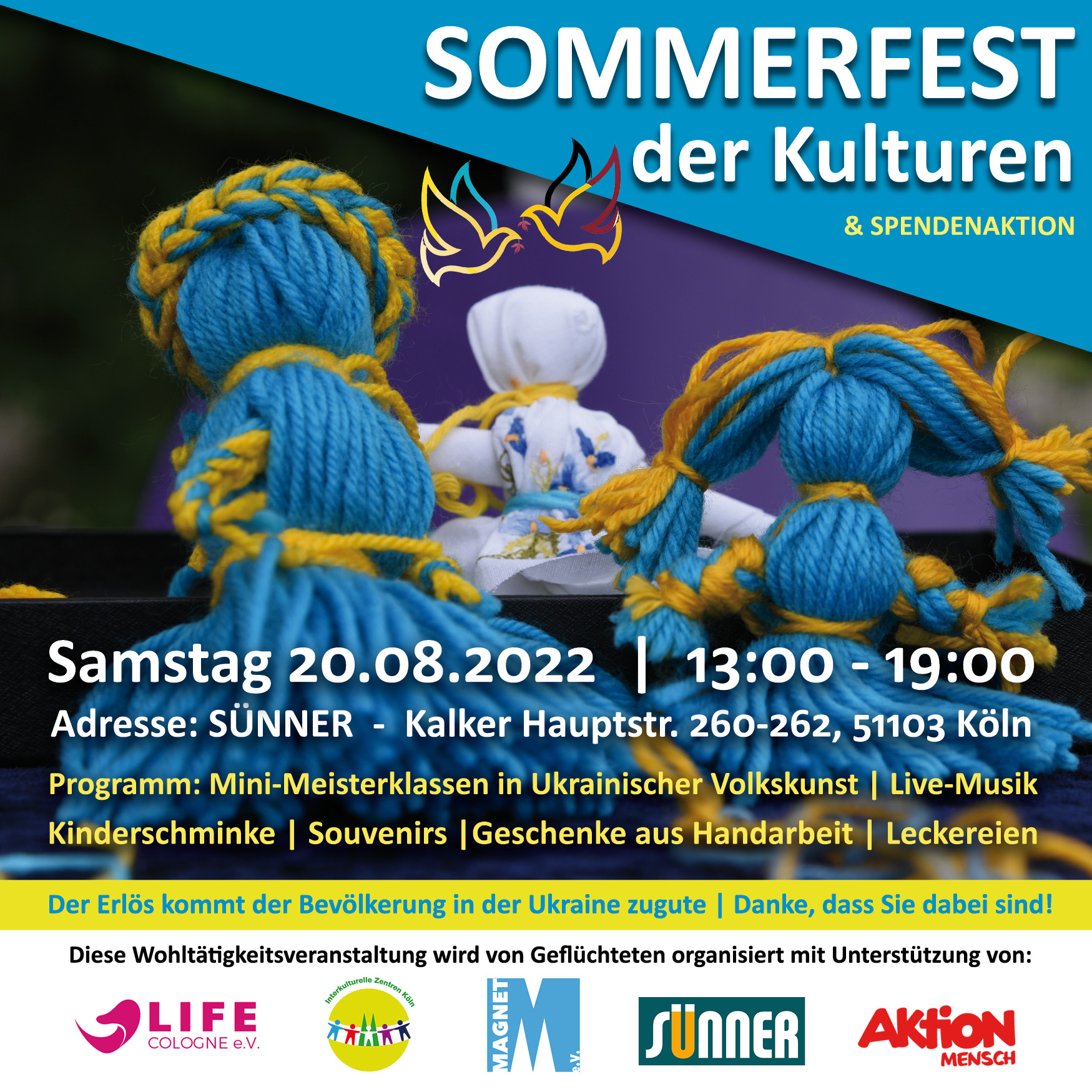 Sommerfest der Kulturen & SpendenAktion im Sünner